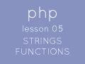 php with mysql lesson 05 string functions