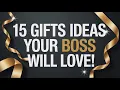 15 Thoughtful Gift Ideas for Your Boss Professional Appreciated
