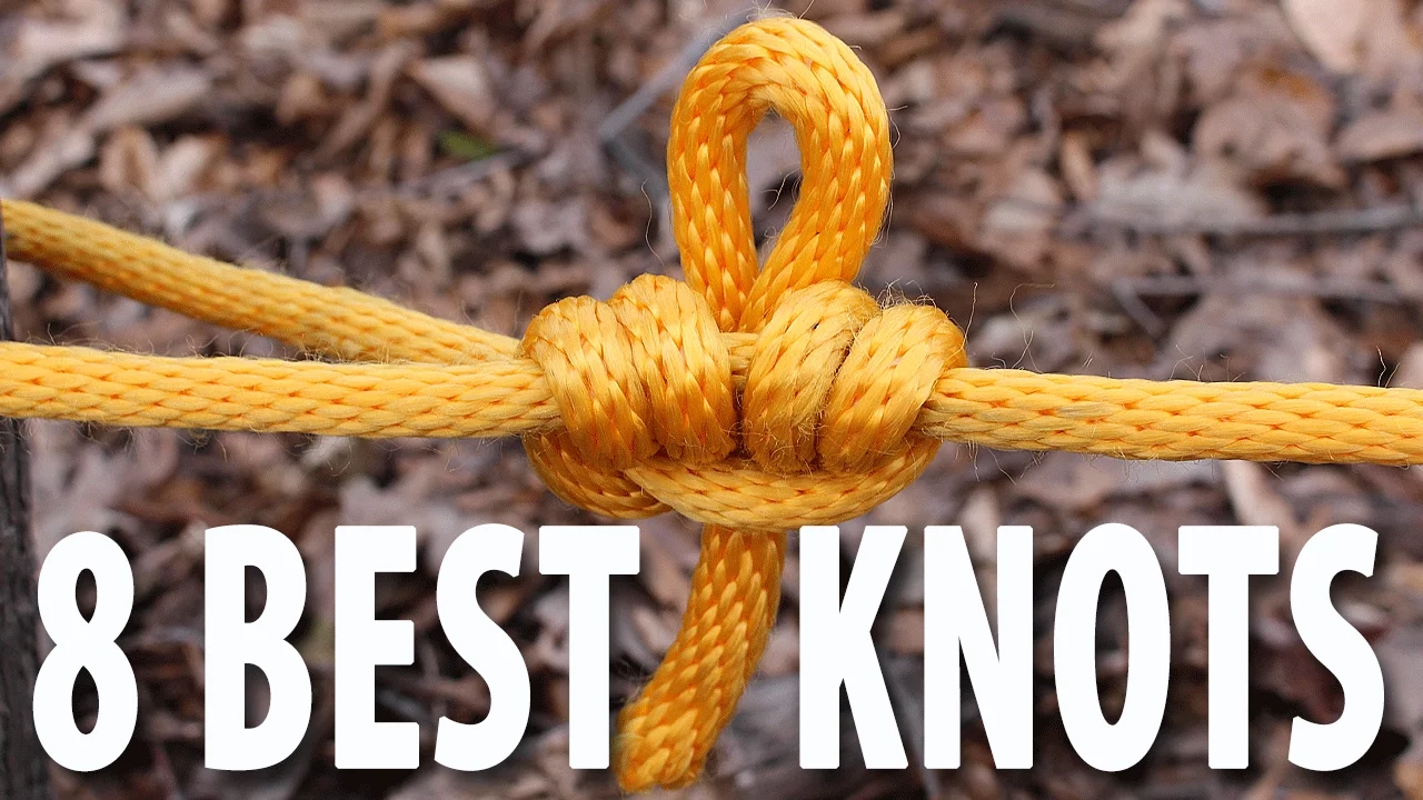 8 KNOTS You Need to Know - How to tie knots that you will actually use.