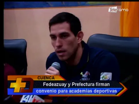 Fedeazuay y Prefectura firman convenio para academias deportivas