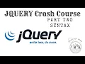 jQuery crash course Part two - jQuery syntax Highlighting