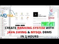 How to Create Banking System using JSwings MYSQL DBMS on Netbeans IDE PART Tuitions Tonight