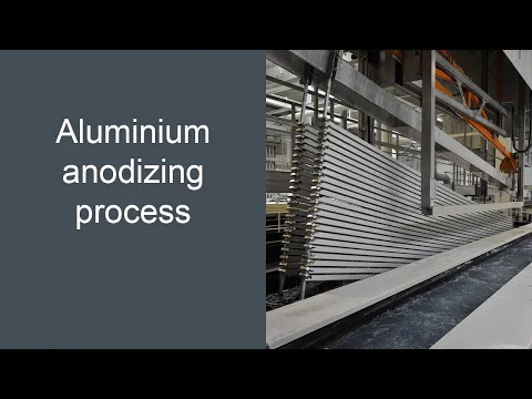 Aluminium anodising process