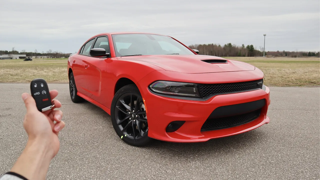 2022 Dodge Charger GT AWD Black Top: Start Up, Exhaust, Walkaround, POV and Test Drive