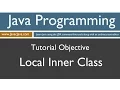 Learn Java Programming - Local Inner Class Tutorial