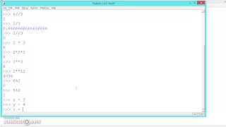 Python Programming Operators part 5