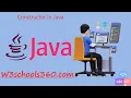 Constructor In Java W3schools