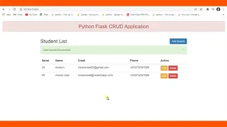 Python Flask And MySQL CRUD Application - Trailer