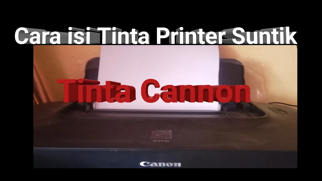 Cara Melubangi Cartridge Printer IP 2770 dengan Alat Seadanya cara melubangi cartridge canon 811 , m. 