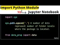 How to Import Python Module Files into Jupyter Notebooks