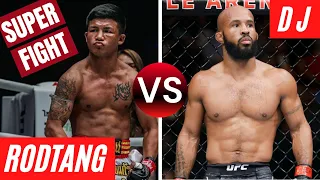 mixed rules super fight dj vs rodtang side by side training