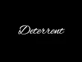 deterrent pronunciation and meaning