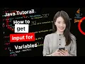 How to get input for char double String int in Java Java Tutorial part The Portable Coders