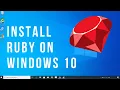 How to Install Ruby on Windows 10