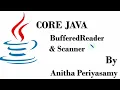 BufferedReader Scanner class - Java Programming
