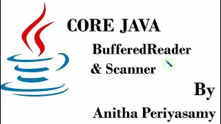 BufferedReader Scanner class - Java Programming