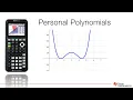 Personal Polynomials - Guided Investigation Tutorial for the TI-84 Plus CE calculator