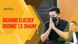 Ekspresi Bharada Richard Eliezier Saat Divonis 1,5 Tahun