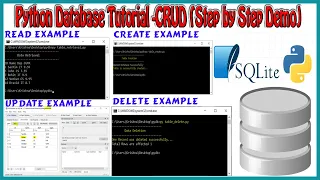 Python Database CRUD Python Sqlite3 Database Connect Sqlite database with Python