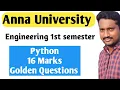 GE3151-Problem Solving and python programming Important questions 2023 Vincent Maths