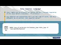 5 Data control language DCL