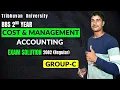 Cost and Management Accounting Exam Solution 2082 Regular Group C BBS 2nd Year Decoding Study