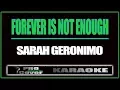 Download Lagu Forever is not Enough - SARAH GERONIMO (KARAOKE)