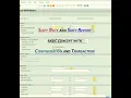 Shift note and Shift report with configuration and step-by-step transactions