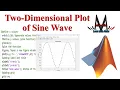 How to Plot a 2D Sine Wave in MATLAB Easy 2D Plot Tutorial