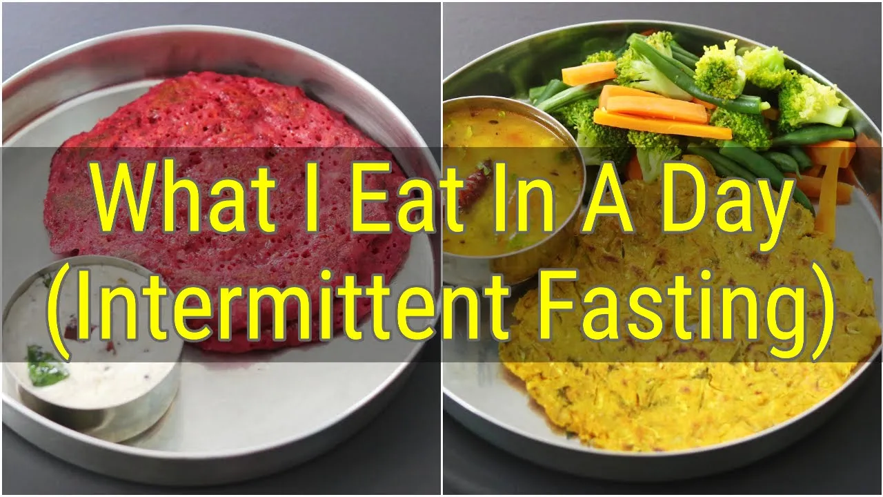 What I Eat In A Day Indian (Veg) - Intermittent Fasting (ASMR) - Healthy Meal Ideas For Weight Loss