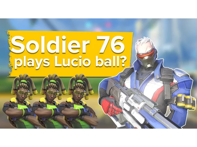 Soldier 76 has an unfair advantage in Lucioball - Overwatch Summer Games lucio ball glitch