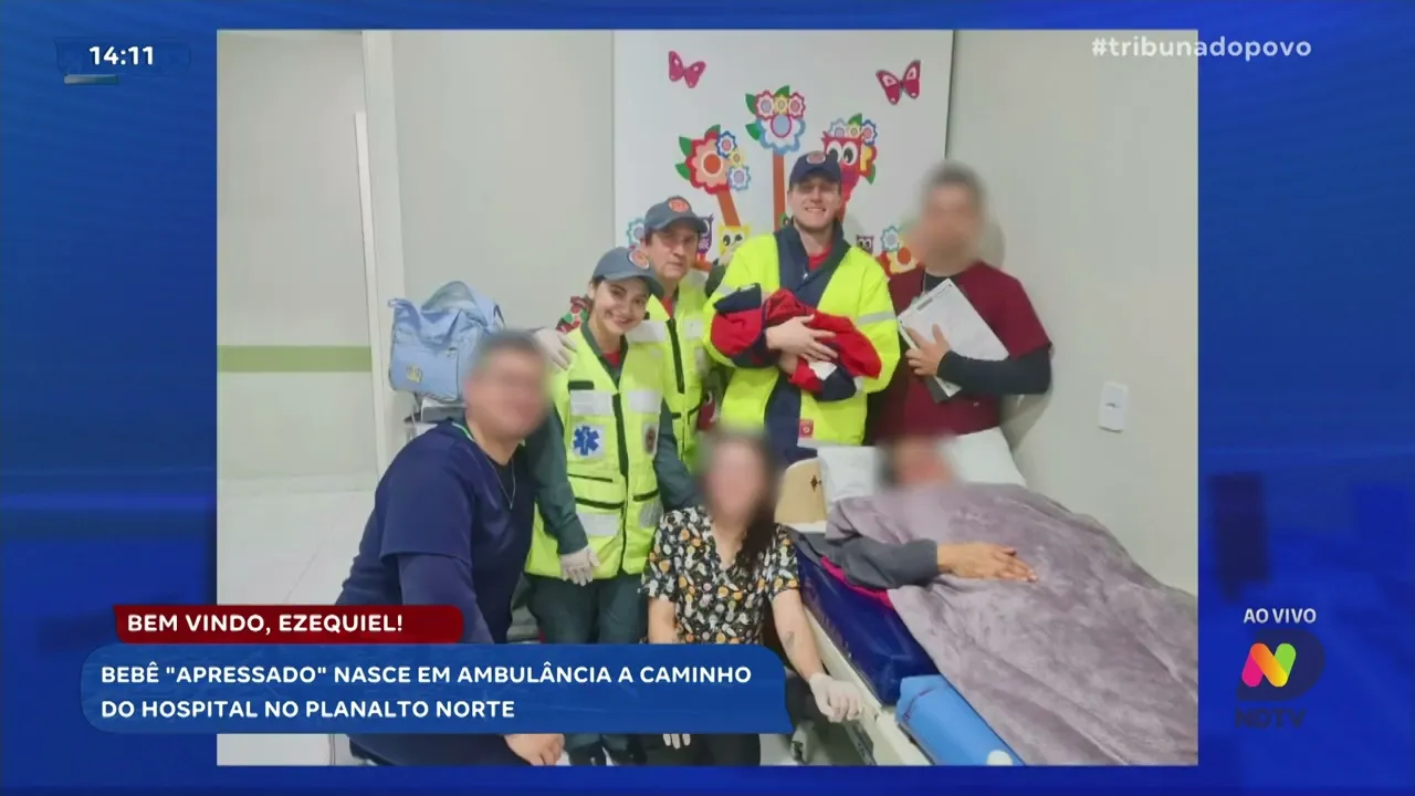 Nascimento inusitado: mulher tem filho no caminho do hospital