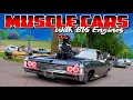 INSANE MUSCLE CARS!!! HUGE ENGINES! Classic Cars with BIG Engines! USA Muscle Cars. Classic Car Show