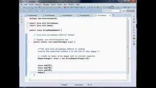 Java util ArrayDeque offerE Method