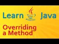 Learning Java - Overriding a Method