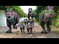 T-Rex Chase   Dinosaur Attack In Jurassic World 4