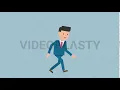 Corporate Man Walking Tired Animation MOV GIF