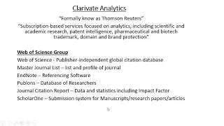 What is SCI SCIE SSCI and ESCI indexing
