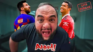 ميسي ضد كريستيانو رونالدو مقارنة كروية من العيار الثقيل LIVE مع عمر حسين راشد 