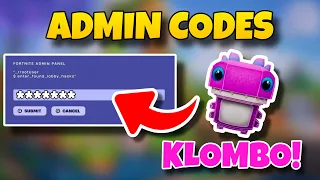NEW ADMIN CODES KLOMBO UPDATE - FORTNITE CHAPTER 7 SEASON 4