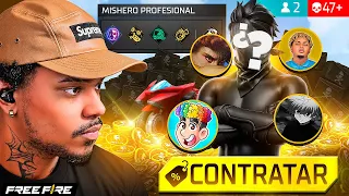 CONTRATÉ UN MISHERO PROFESIONAL y RESULTÓ SER EL NOVIO de UNO de MIS AMIGOS - freefire