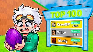 ¿PUEDO ENTRAR al TOP 100 MUNDIAL jugando SOLO 2 DÍAS? | ROBA UN HUEVO en Roblox