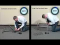 Medline Fold Flat Overbed Table - Tutorial on How to Fold