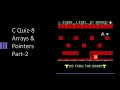 C Quiz-9 Arrays Pointers C Interview Questions C Programs C Quiz QuestionsandAnswers MCQ