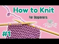 How to Knit The Knit Stitch for Beginners The Garter Stitch PassioKnit Kelsie