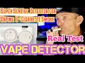 REAL TEST Can Smoke Detectors Detect Vape compared with a Vape Detector