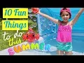10 FUN SUMMER ACTIVITIES FOR KIDS