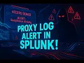 Proxy server logs analysis