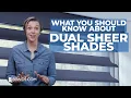 Custom Dual Sheer Zebra Shades Window Treatment Ideas