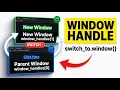 Selenium Window Handling in Python Multiple Windows Tutorial Tamil Beginners